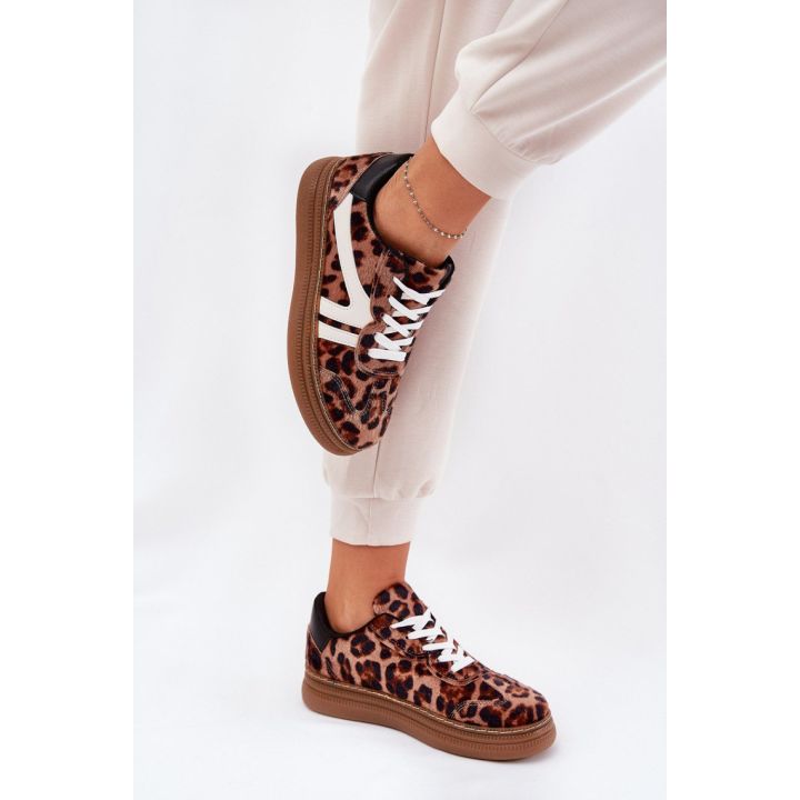 Leopardinio rašto sportbačiai Step in style