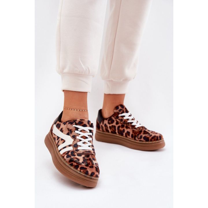 Leopardinio rašto sportbačiai Step in style