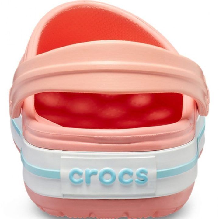 Crocs Crocband moteriškos šlepetės, šviesiai rožinės