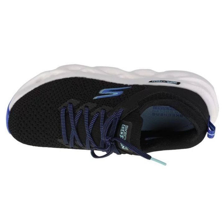 Bėgimo bateliai Skechers Go Run Swirl Tech-Dash Charge, juodi