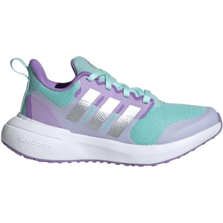 Vaikiški batai adidas FortaRun 2.0 Cloudfoam Lace Jr, mėlyni ir violetiniai