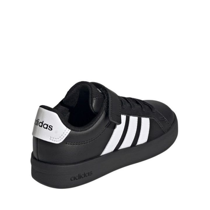 Vaikiški sportiniai batai adidas Grand Court 3.0, juodi ir balti