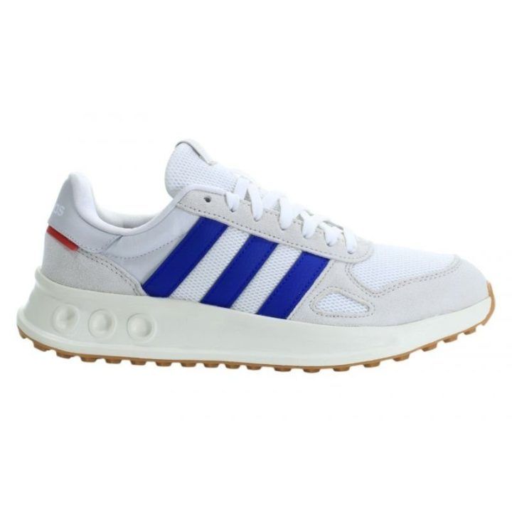 Sportbačiai adidas RUN 84, balti su mėlynomis detalėmis