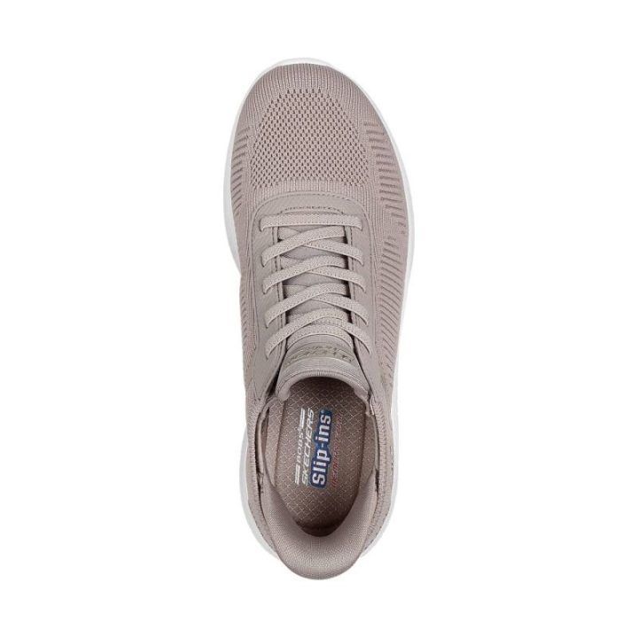 Moteriški batai Skechers Bobs Squad, smėlio spalvos
