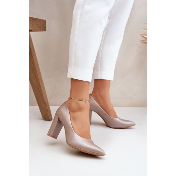 Aukštakulniai bateliai su blokiniu kulnu Step in style