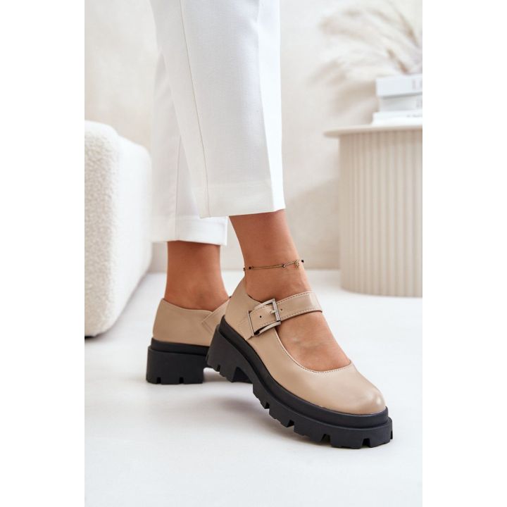 Smėlio spalvos aulinukai Step in style