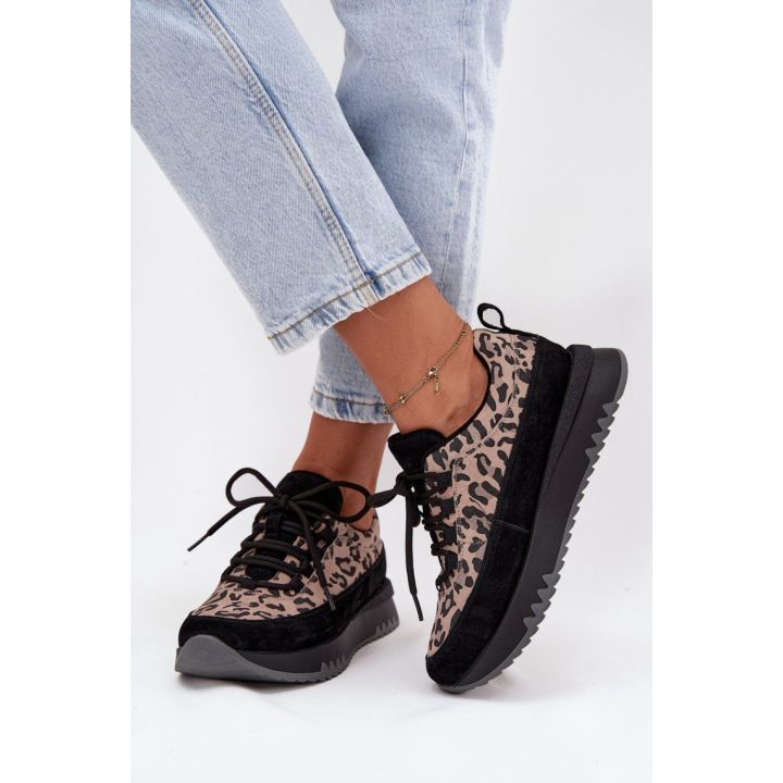 Leopardo rašto sportbačiai Step in style