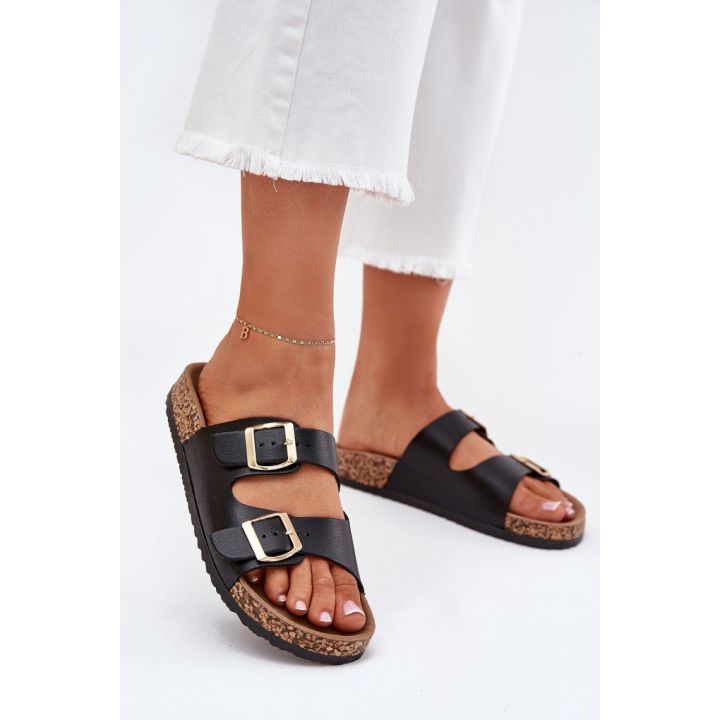 Juodos basutės su sagtimis Step in style