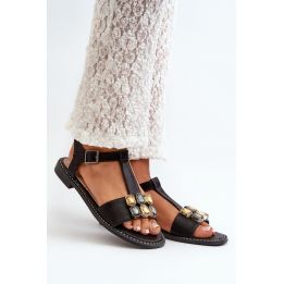 Juodos basutės su dekoratyvinėmis detalėmis Step in style