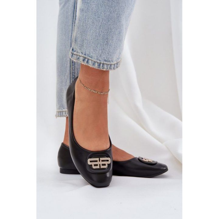 Balerinos bateliai Step In Style – juoda