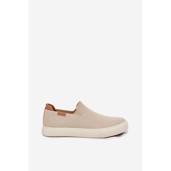 Moteriški slip-on sportbačiai Big Star, smėlio spalvos