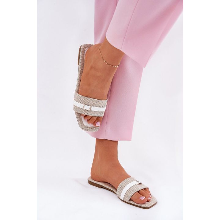 Moteriškos tekstilinės basutės Step in style