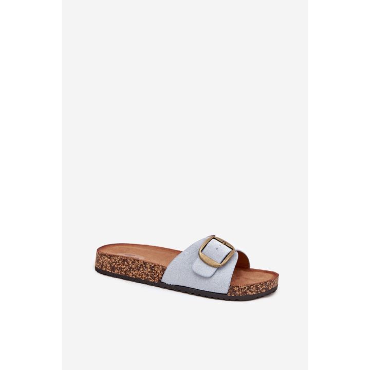 Mėlynos basutės su sagtimi Step in style