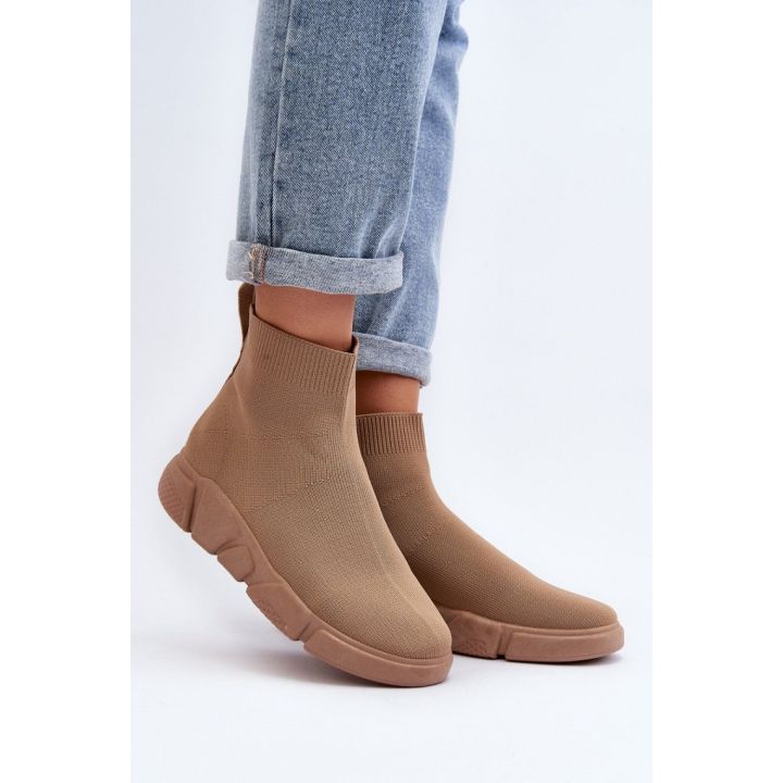 Smėlio spalvos sportiniai aulinukai Step in style