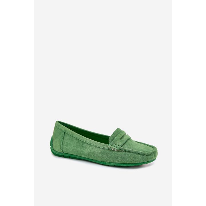 Žali moteriški mokasinai Step in style