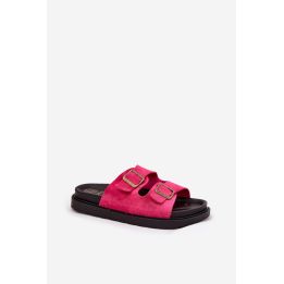 Fuksijos spalvos basutės su platforma Step in style