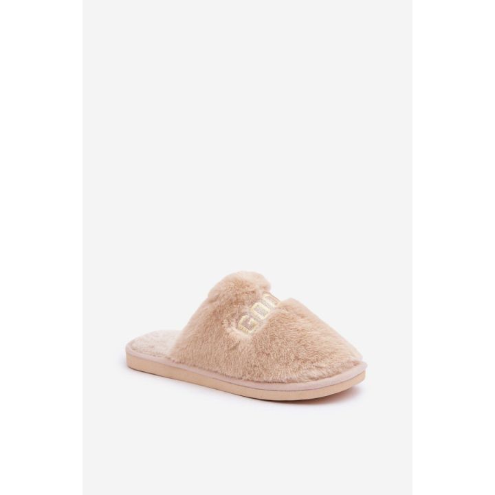 Moteriškos šlepetės su kailiu Step in style