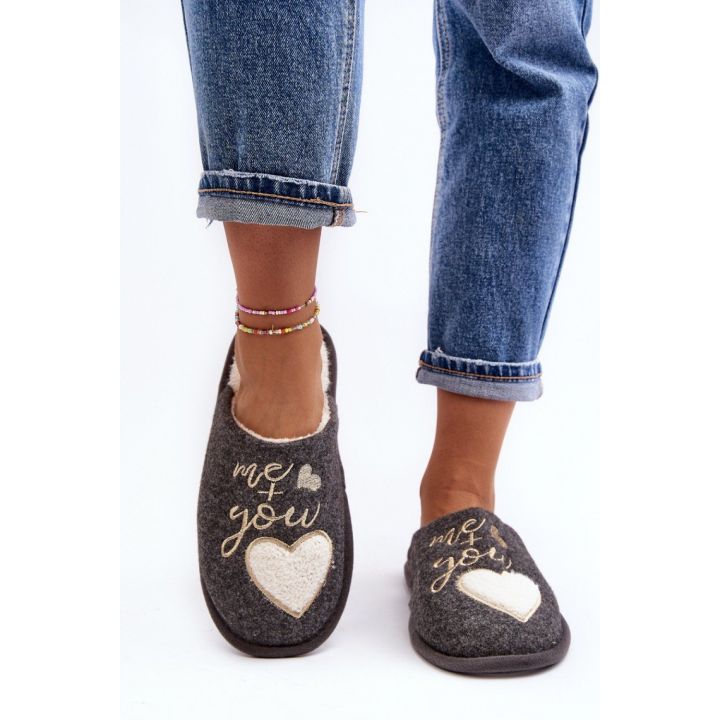 Moteriškos šlepetės su pašiltinimu Step in style