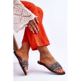Raštuotos moteriškos šlepetės Step in style
