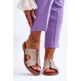 Smėlio spalvos basutės Step in style
