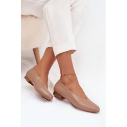 Smėlio spalvos balerinos Step in style