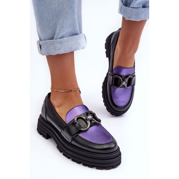 Natūralios odos mokasinai Step in style