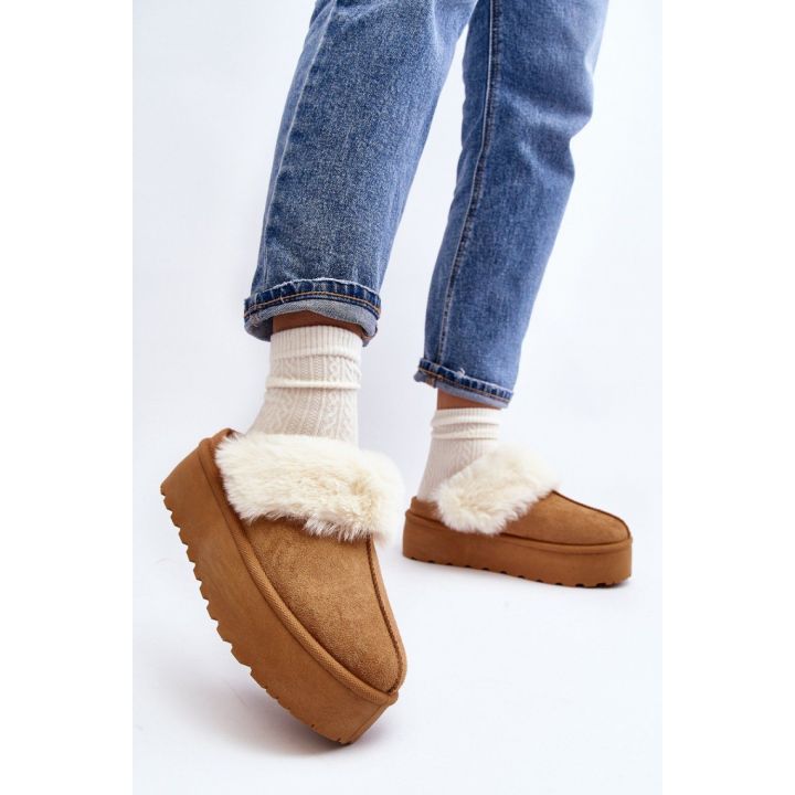 Moteriškos šlepetės su pašiltinimu Step in style
