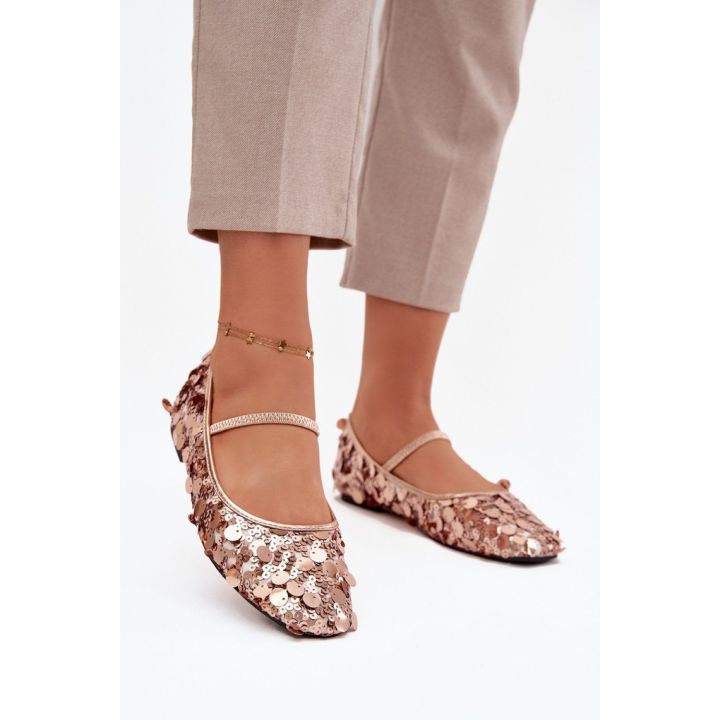 Balerinos su blizgučiais ir dirželiu Step in style