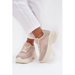 Šviesiai rožiniai sportbačiai Step in style