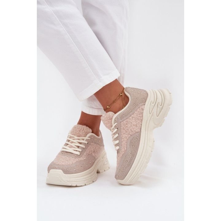 Šviesiai rožiniai sportbačiai Step in style