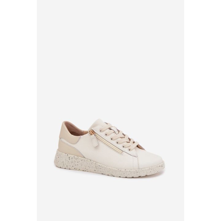 Kreminės spalvos aulinukai Step in style