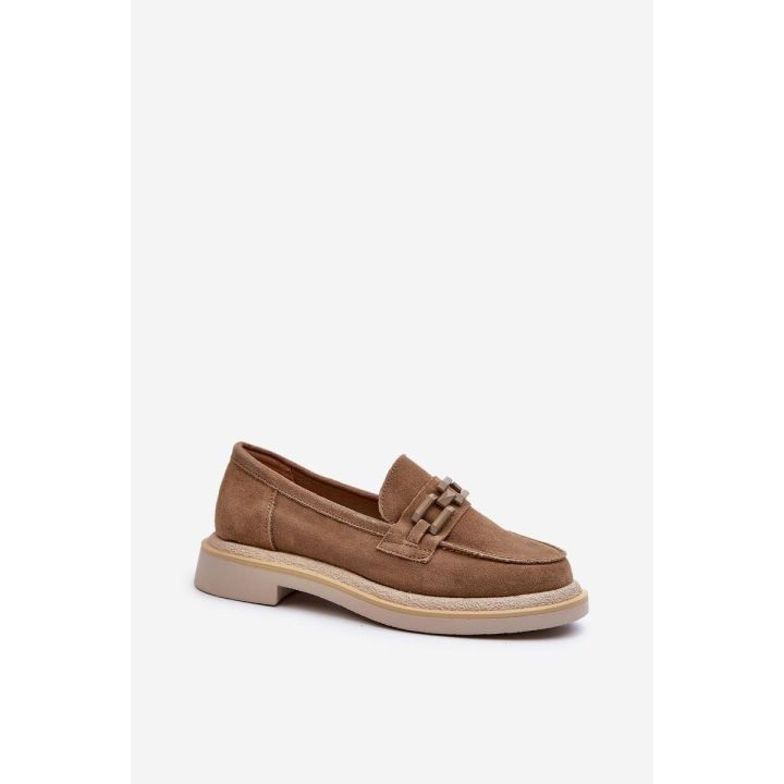 Moteriški mokasinai iš natūralios zomšos Step in style