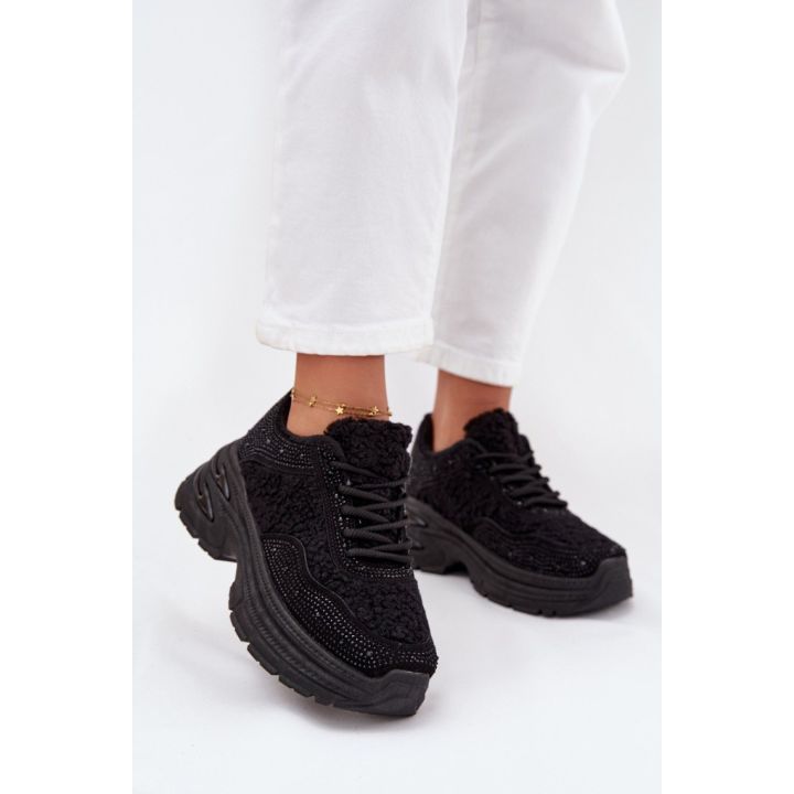 Juodi sportiniai batai Step in style