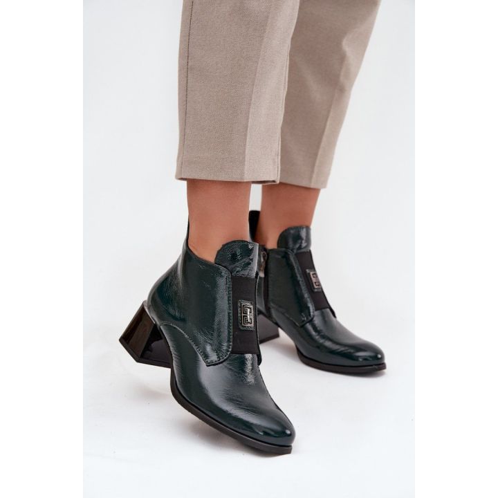 Aulinukai su kulnu, juodi Step in style