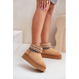 Aulinukai su platforma ir raštuotu aulu Step in style
