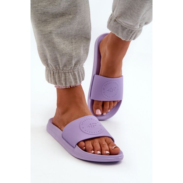 Fioletinės šlepetės Step in style