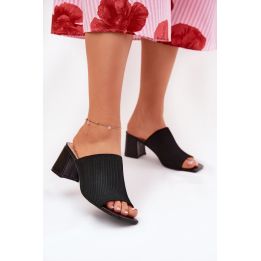 Juodos basutės su kulnu Step in style