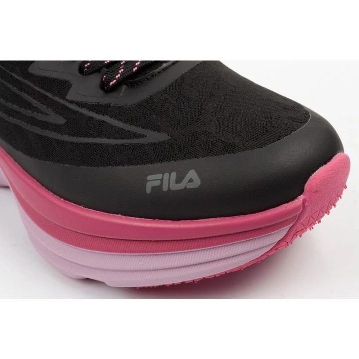 Moteriški sportbačiai Fila Plylite Comfort Foam, juodi ir rožiniai