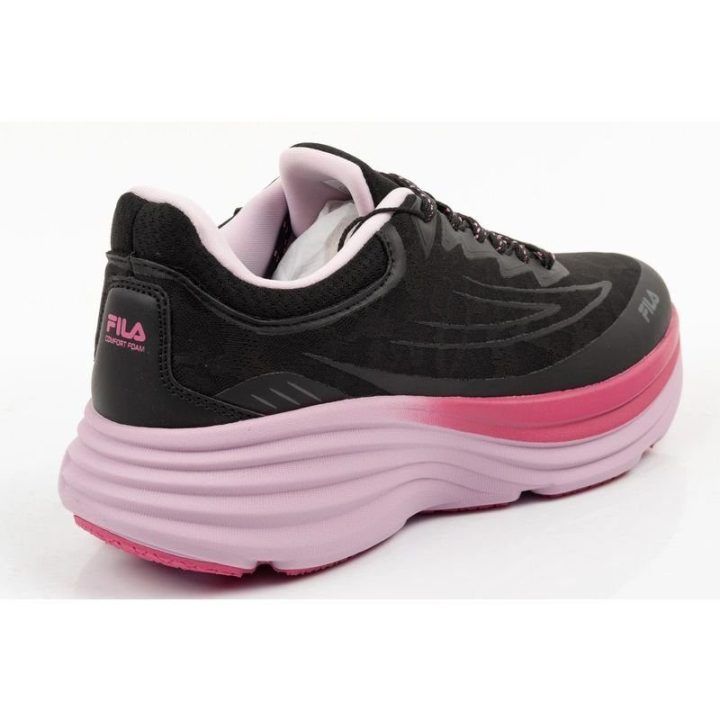 Moteriški sportbačiai Fila Plylite Comfort Foam, juodi ir rožiniai
