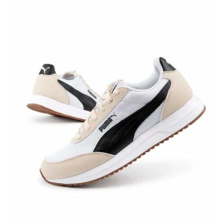 Vyriški sportbačiai Puma R78 Lightwind, smėlio ir balti
