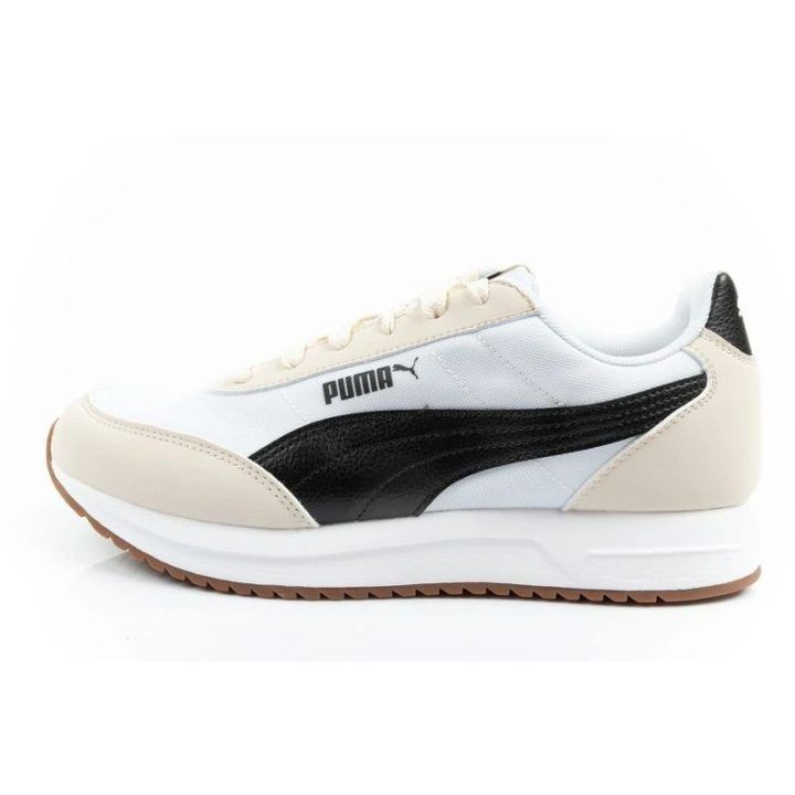 Vyriški sportbačiai Puma R78 Lightwind, smėlio ir balti