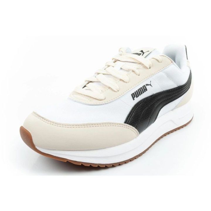 Vyriški sportbačiai Puma R78 Lightwind, smėlio ir balti