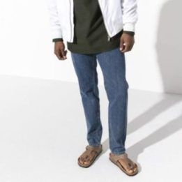 Moteriškos šlepetės Birkenstock Gizeh, rudos