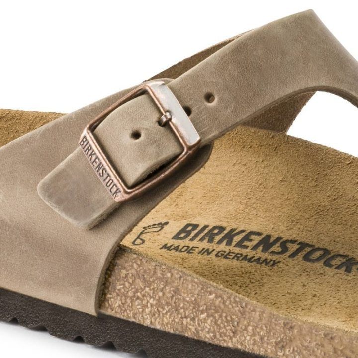 Moteriškos šlepetės Birkenstock Gizeh, rudos