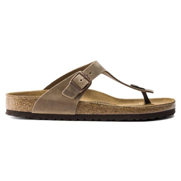 Moteriškos šlepetės Birkenstock Gizeh, rudos