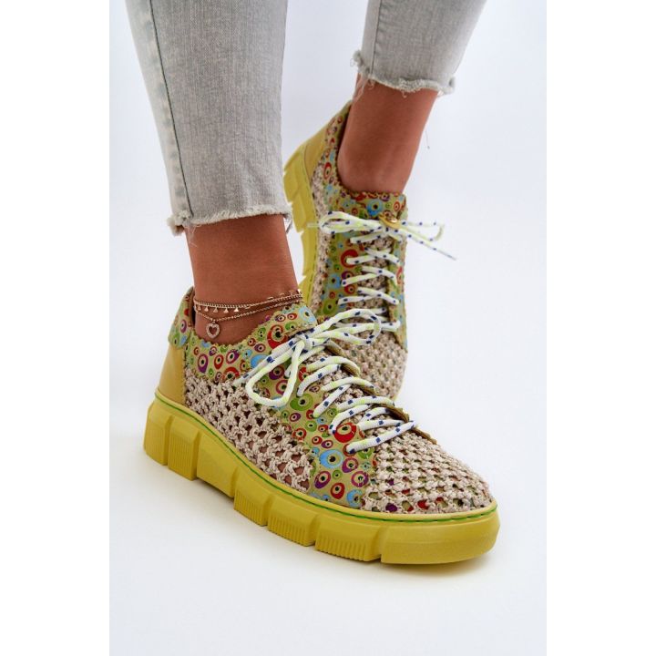 Spalvotos tekstilinės espadrilės Step in style