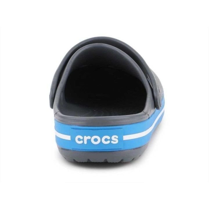Crocs Crocband šlepetės, pilkos ir mėlynos