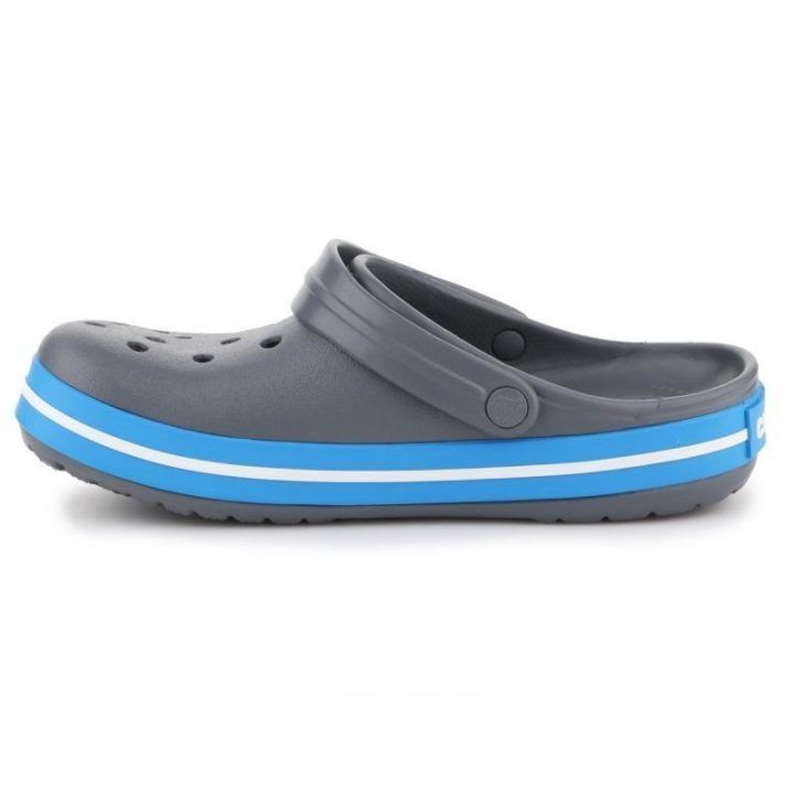 Crocs Crocband šlepetės, pilkos ir mėlynos