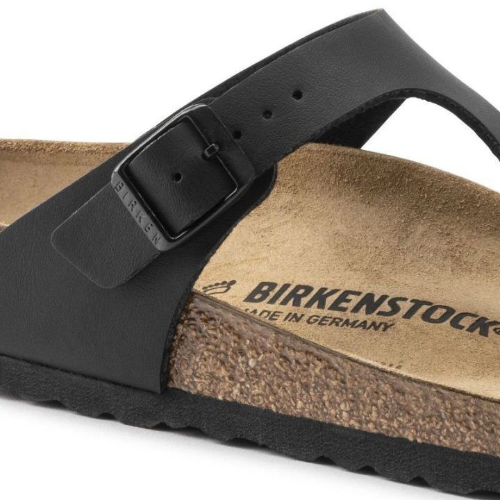 Moteriškos šlepetės Birkenstock Gizeh, juodos