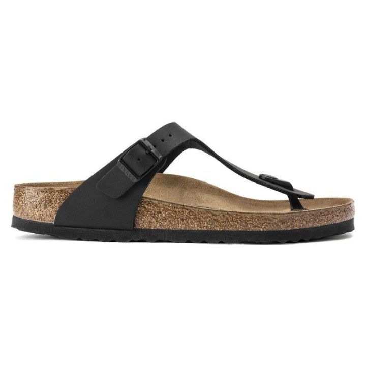 Moteriškos šlepetės Birkenstock Gizeh, juodos